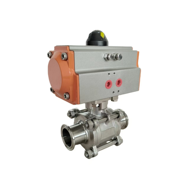Stainless Steel Sanitary Pneumatic Clamp Ball Valve