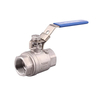 Stainless Steel Industrial Two-Piece Ball Valve with Lock