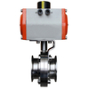 Sanitary Stainless Steel Quick-Clamp Butterfly Valve with Aluminum Pneumatic Actuator