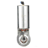 Sanitary Stainless Steel Pneumatic Weld-End Butterfly Valve