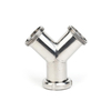 Stainless Steel Sanitary Grade Y-type Male Tee