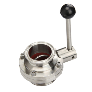 Stainless Steel Sanitary Quick-Connect Clamp Butterfly Valves