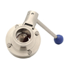Stainless Steel Sanitary Quick-Connect Clamp Butterfly Valves
