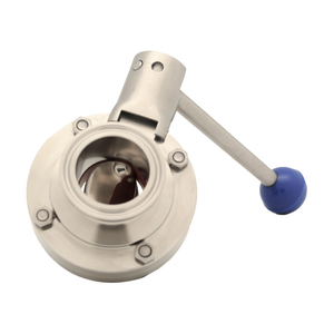Stainless Steel Sanitary Quick-Connect Clamp Butterfly Valves