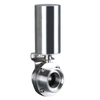 Stainless Steel Sanitary Grade Intelligent Pneumatic Male Butterfly Valve
