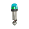 Stainless Steel Sanitary Grade Intelligent Pneumatic Male Butterfly Valve