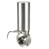 Sanitary Stainless Steel Pneumatic Weld-End Butterfly Valve