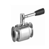 Sanitary-Grade Stainless Steel 3-Piece Clamp-Type Ball Valve (CNC Precision-Turned)