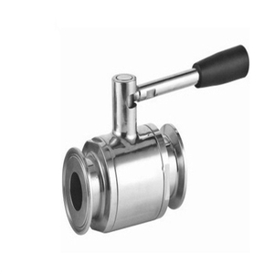 Sanitary-Grade Stainless Steel 3-Piece Clamp-Type Ball Valve (CNC Precision-Turned)