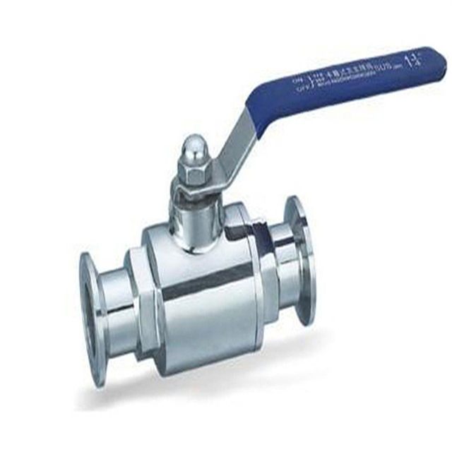 Sanitary Stainless Steel 2-Piece Polished Clamp-Type Ball Valve (Manual)