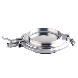 Stainless Steel Powder Valve — Quick-Connect/Weld-End Butterfly Valve — Large-Bore Sanitary Clamp-Type Bottom Discharge Valve for Conical Dryers
