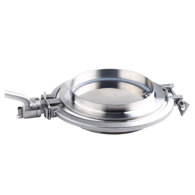 Stainless Steel Powder Valve — Quick-Connect/Weld-End Butterfly Valve — Large-Bore Sanitary Clamp-Type Bottom Discharge Valve for Conical Dryers