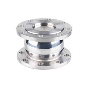 Sanitary Stainless Steel Three-Piece Flange Check Valve (Ball-Type)