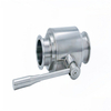 Sanitary-Grade Stainless Steel 3-Piece Clamp-Type Ball Valve (CNC Precision-Turned)