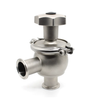 Stainless Steel Sanitary Globe & Diverter Valve Manual, Quick Connect, or Weld End Flow Control & Diverter Valve