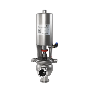 Stainless Steel Pneumatic Globe Valve — Sanitary-Grade Globe Valve / Diverter Valve (L-Type, T-Type, 2-Way 1-Position)