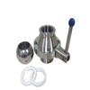 Stainless Steel Sanitary Butterfly-Handle Clamp Ball Valves
