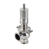 Stainless Steel Quick Connect Safety Valve Sanitary Clamp-Type Pressure Relief Valve Pressure Overflow Valve