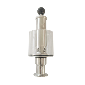 Stainless Steel Automatic Sanitary Air Vent Valve — Beer Fermentation Tank Safety Vent & Pressure Relief Valve — Water Seal Valve