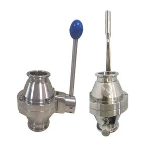 Stainless Steel Sanitary Butterfly-Handle Clamp Ball Valves