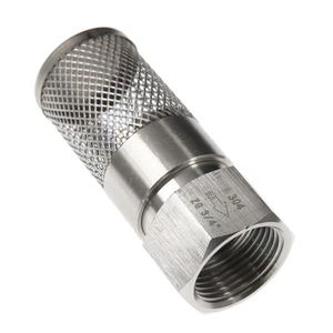 Stainless Steel Foot Valve for Suction Pumps — Spring-Loaded Vertical Check Valve (Anti-Backflow) / Well Bottom Valve