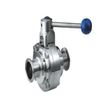 Stainless Steel Sanitary Butterfly-Handle Clamp Ball Valves